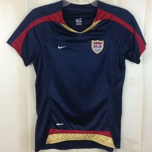 Nike Soccer Team US Top NikeFit V-Neck Top Small